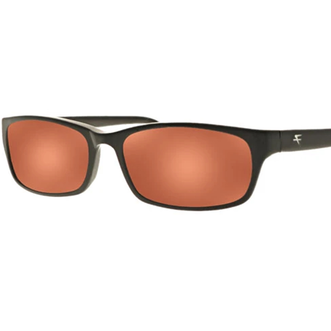 Fatheadz brand sunglasses with mirrored lenses.