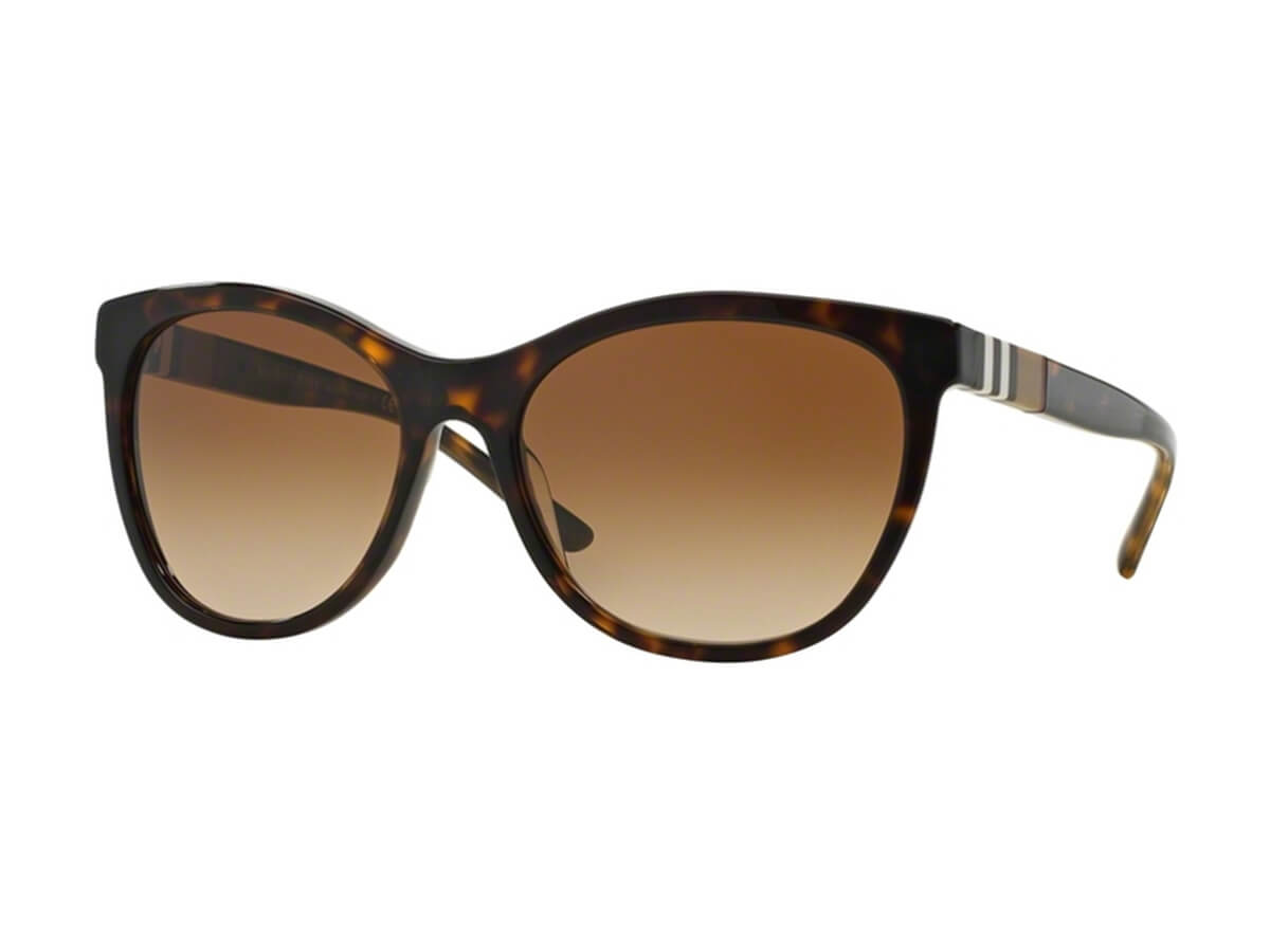 A pair of Burberry prescription sunglasses.