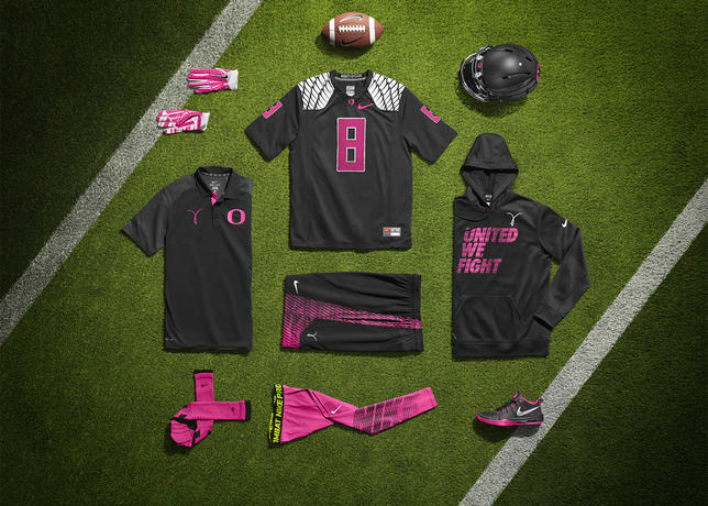 oregon ducks breast cancer awareness