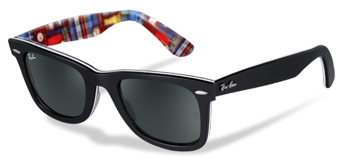 ray ban patchwork series